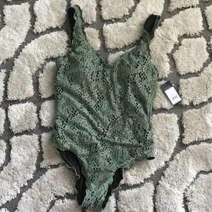 Massimo Green Bathing Suit- Medium